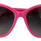 Elegant Pink Round Sunglasses for Women