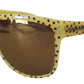 Yellow Stars Acetate Square Shades DG4125 Sunglasses