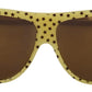 Yellow Stars Acetate Square Shades DG4125 Sunglasses