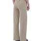 Elegant Beige Cotton Sweatpants