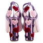 Elegant Velvet Overlay Calfskin Pumps