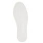 Elegant White Calfskin Sneakers with Suede Detail