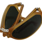 Yellow Acetate Black Lens Aviator DG4196 Sunglasses