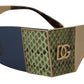 Gold Metal Rectangle Shades DG2263 Sunglasses