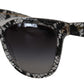 Elegant White Lace Applique Sunglasses