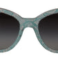 Blue Lace Acetate Crystal Round DG4190 Sunglasses