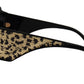 Black Gold Sequin Butterfly Polarized DG4326 Sunglasses