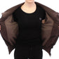 Chic Brown Full Zip Sweater Jacket