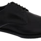Black Leather SARTORIA Men's Shoes
