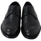 Black Leather SARTORIA Men's Shoes