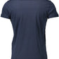 Blue Cotton Men T-Shirt