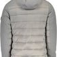 Gray Polyester Men Jacket