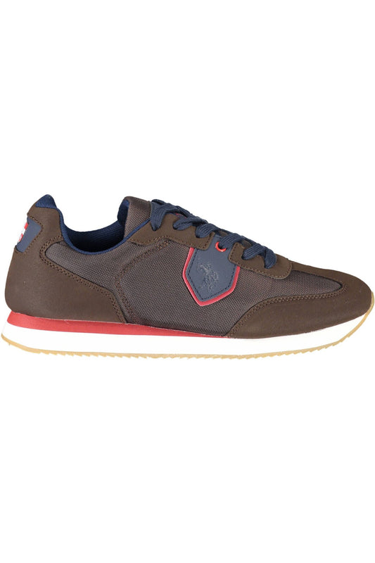 Brown Fabric Men Sneaker