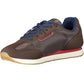 Brown Fabric Men Sneaker