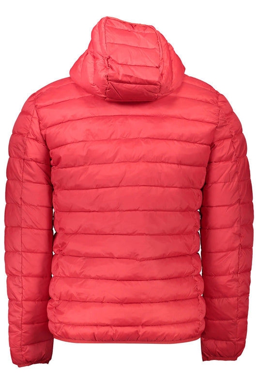 Red Polyamide Men Jacket