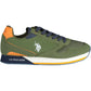Green Polyester Men Sneaker