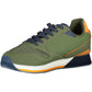 Green Polyester Men Sneaker