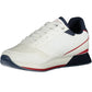 White Polyester Men Sneaker