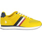Yellow Polyester Men Sneaker