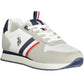 White Polyester Men Sneaker