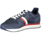 Blue Polyester Men Sneaker