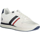 White Polyester Men Sneaker