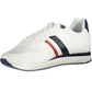 White Polyester Men Sneaker