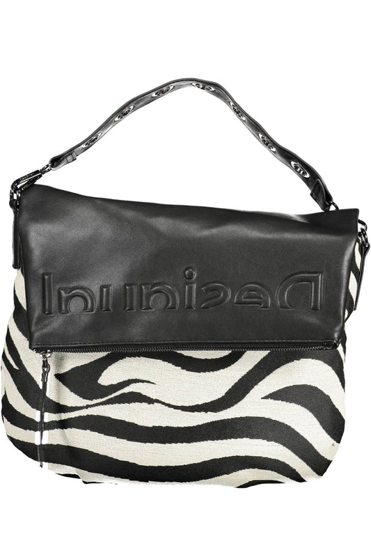 Black Cotton Women Handbag