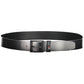 "Black Leather Men Belt"