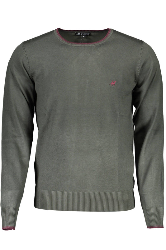 Green Nylon Men Sweater