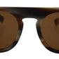 Brown Tortoise Oval Full Rim Eyewear DG4306 Sunglasses