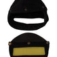 Elegant Black Trapper Hat with Wool Blend Fabric