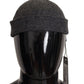Chic Gray Virgin Wool Docker Hat