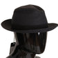 Elegant Gray Wool Fedora Hat