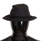 Elegant Gray Wool Fedora Hat