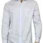 Gucci Men's Horsebit Classic Light Blue Cotton Button-Down Dress Shirt