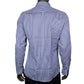 Gucci Men's Stripped Slim Navy / White Cotton Dress Shirt
