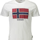 White Cotton Men T-Shirt