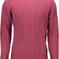 Purple Wool Men Sweater
