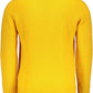 Yellow Wool Men Sweater