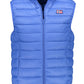 Blue Polyamide Men Jacket