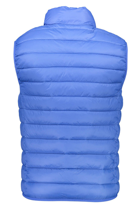 Blue Polyamide Men Jacket