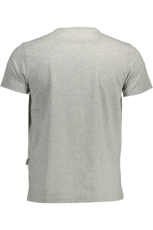 Gray Cotton Men T-Shirt