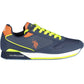 Blue Polyester Men Sneaker