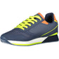 Blue Polyester Men Sneaker