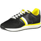 Black Polyester Men Sneaker