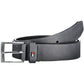Blue Leather Men Belt