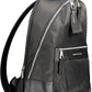 Black Polyester Men Backpack