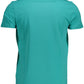 Green Cotton Men T-Shirt