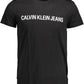 Black Cotton Men T-Shirt